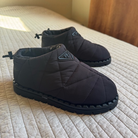 Prada Padded Re-Nylon Slippers - Picture 3 of 14